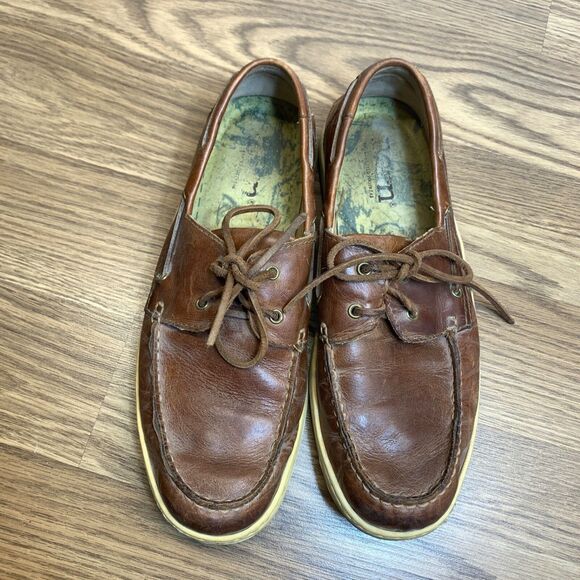 Born Preppy H52016 Men\'s Casual Shoes Lace Up Leather Brown 10 Slip On Loafers main image 5